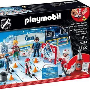NIB PLAYMOBIL 9294 NHL Advent Calendar - Road to The Cup 71 pc